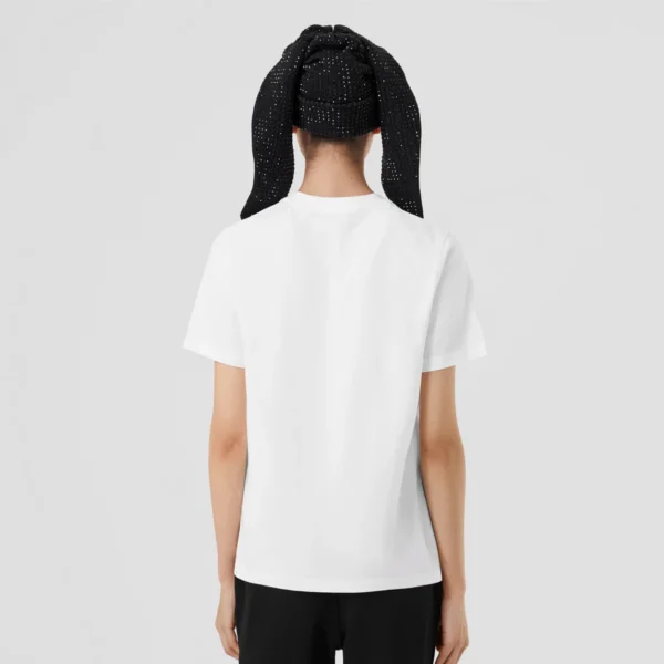 Rabbit Print Cotton T-shirt - Image 12
