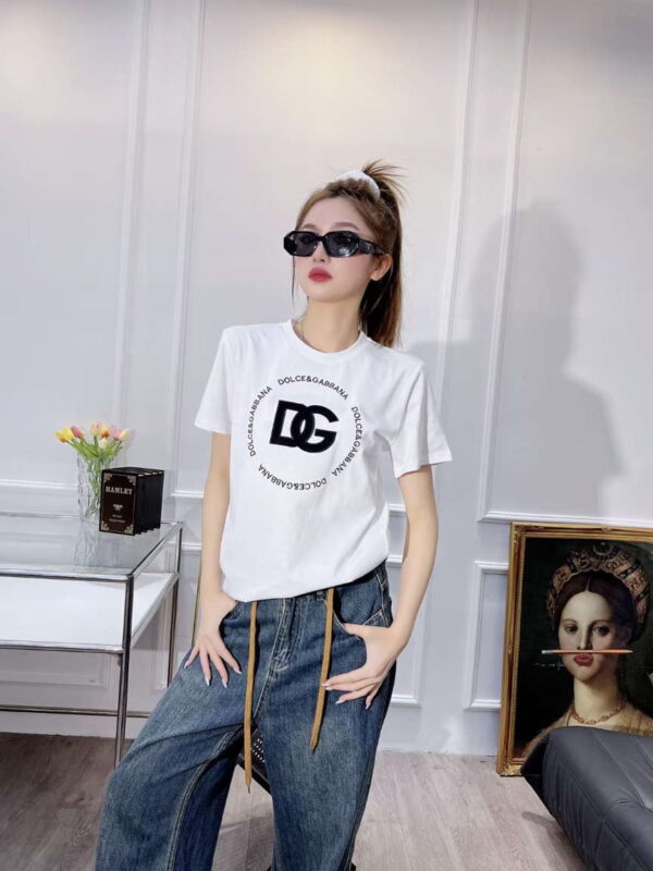 D&G Interlock T-shirt with DG logo - Image 11