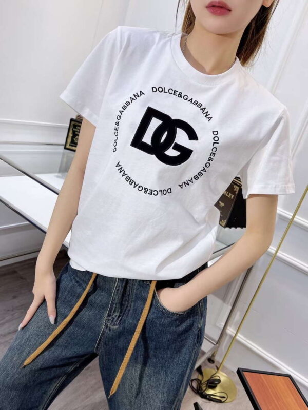 D&G Interlock T-shirt with DG logo - Image 10