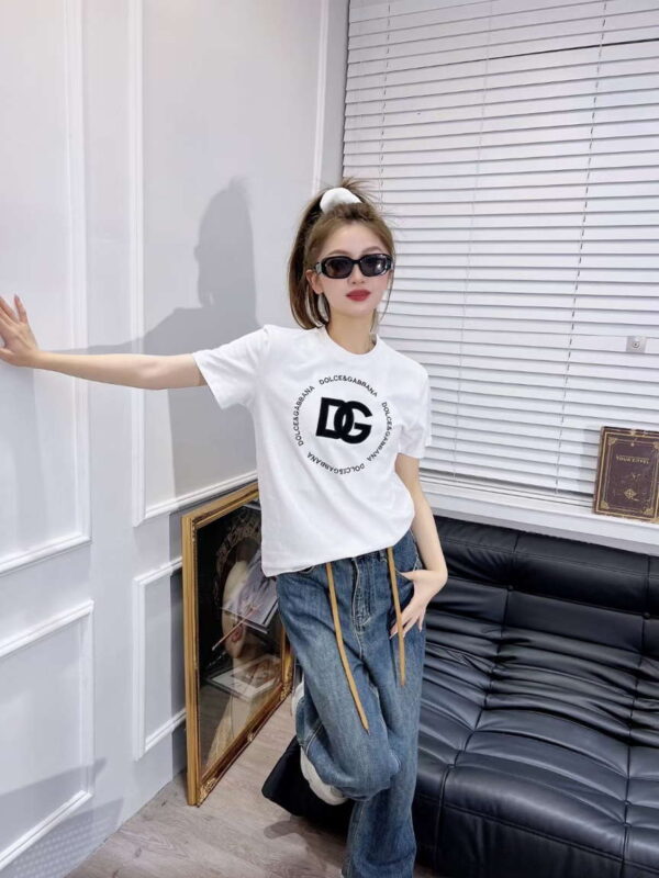 D&G Interlock T-shirt with DG logo - Image 9