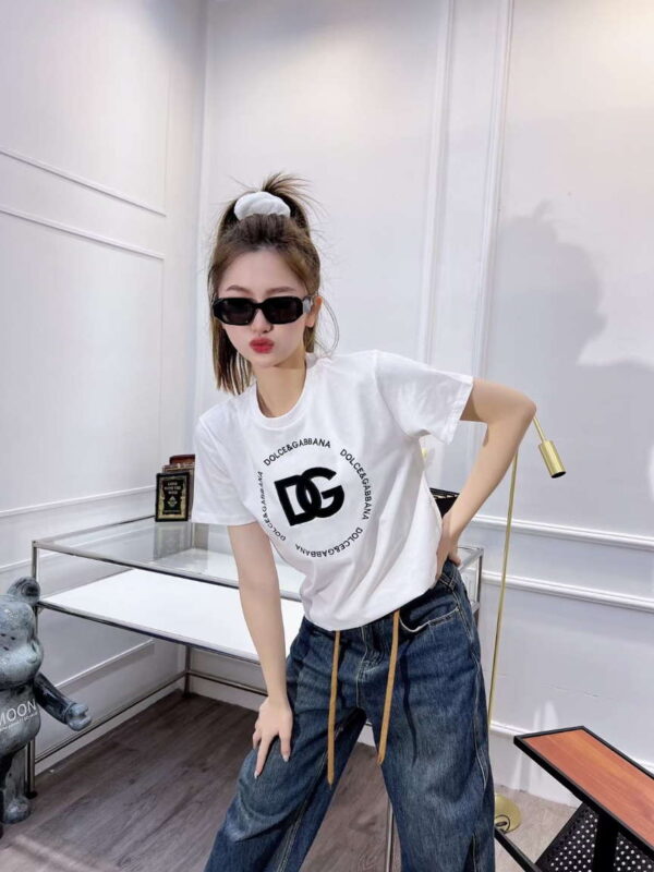 D&G Interlock T-shirt with DG logo - Image 8