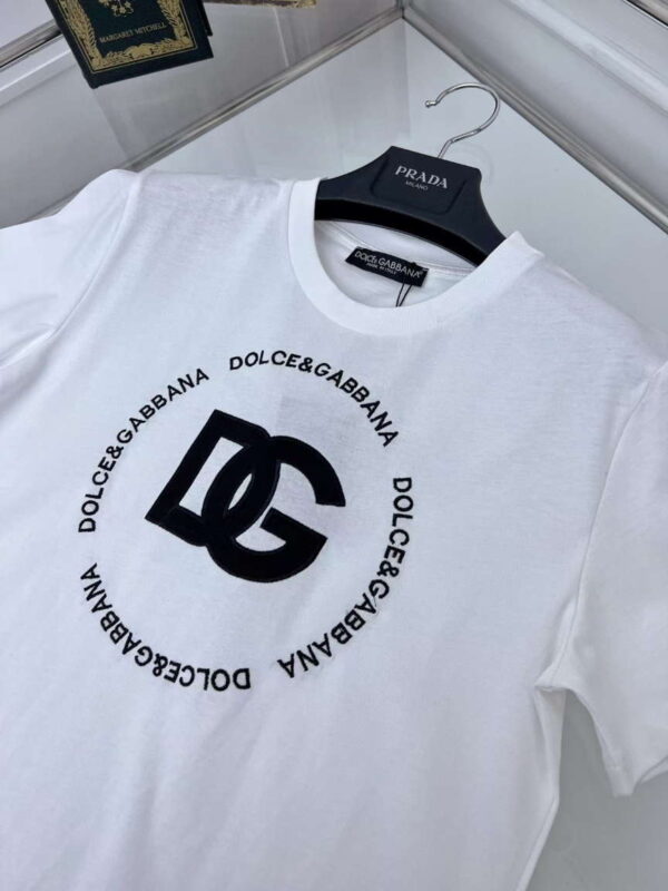 D&G Interlock T-shirt with DG logo - Image 4