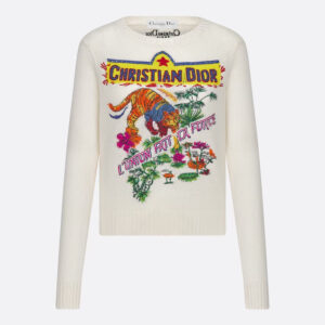 DIOR SWEATER WITH Animals Tiger Motif