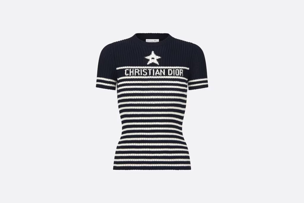DIORIVIERA SHORT-SLEEVED SWEATER