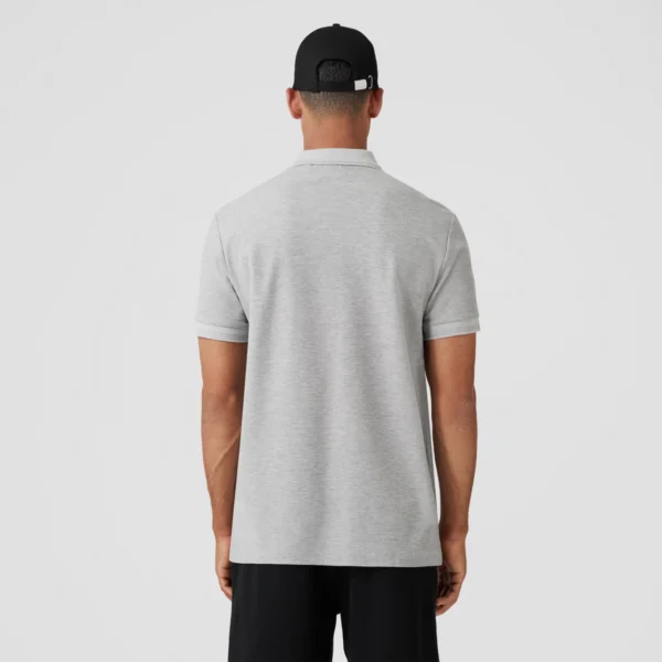 Men's Monogram Motif Cotton Piqué Polo Shirt - Image 8