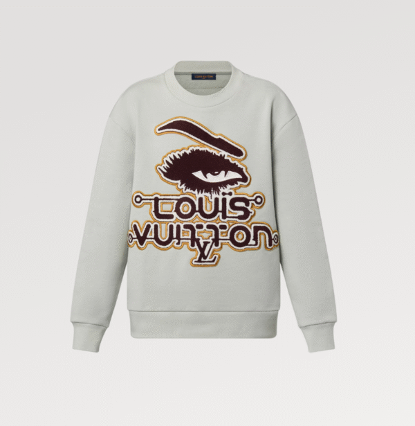 LV Embroidered Cotton Sweatshirt