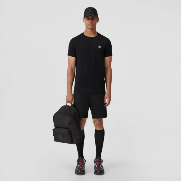 Men's Monogram Motif Cotton T-shirt - Image 3