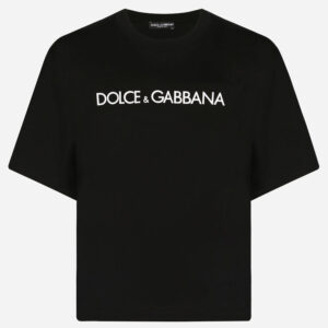 Jersey T-shirt with “Dolce & Gabbana” print