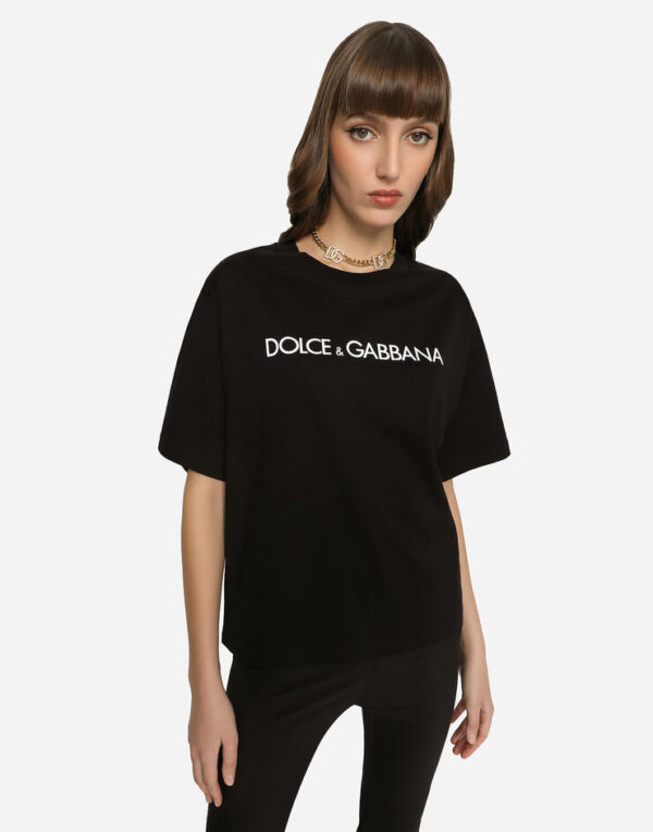 Jersey T-shirt with “Dolce & Gabbana” print - Image 2