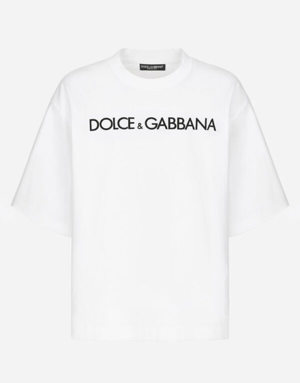 Jersey T-shirt with “Dolce & Gabbana” print - Image 4