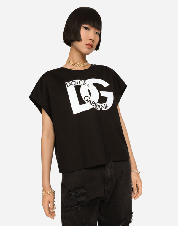 Jersey T-shirt with DG print - Image 2
