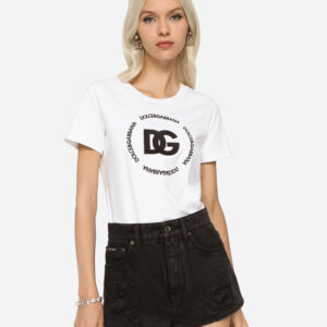 D&G Interlock T-shirt with DG logo