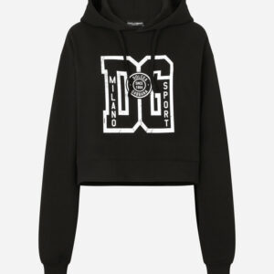 D&G Jersey hoodie with DG print