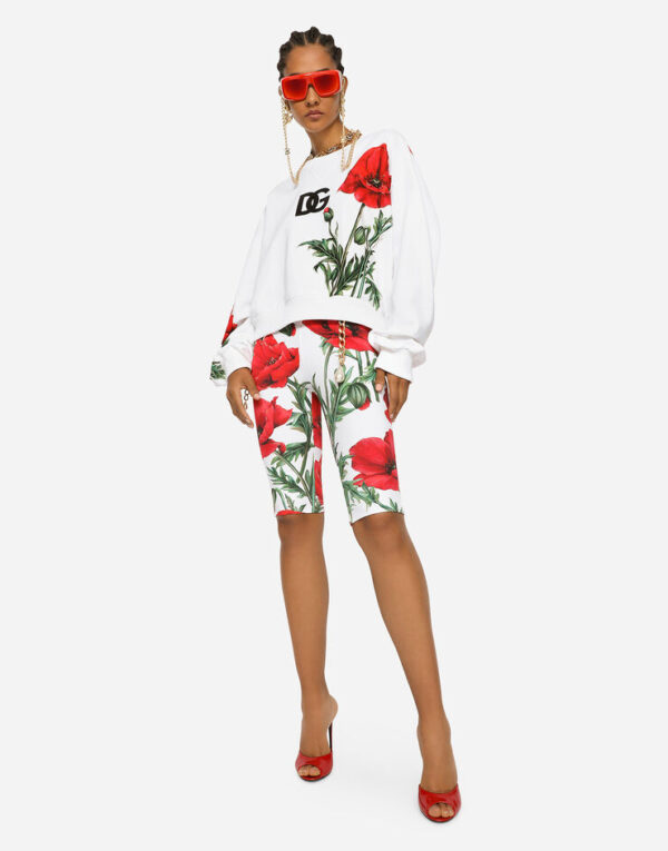 D&G Jersey T-shirt with poppy patch - Image 2
