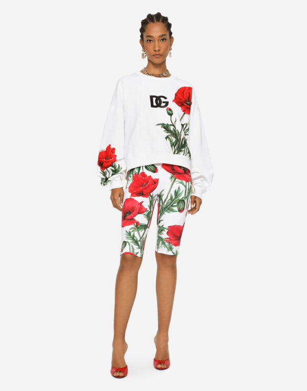D&G Jersey T-shirt with poppy patch - Image 3