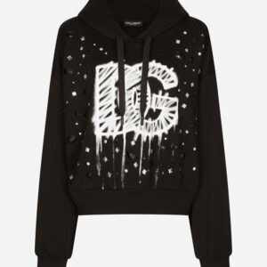 D&G Jersey sweatshirt with DG logo print