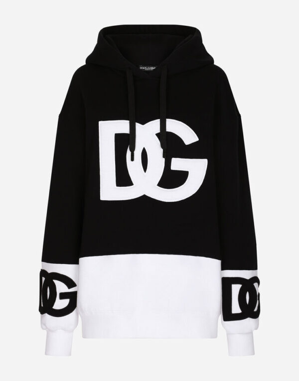 D&G Hoodie with DG logo patch