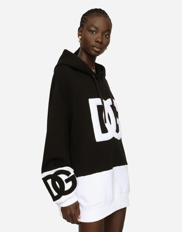 D&G Hoodie with DG logo patch - Image 3