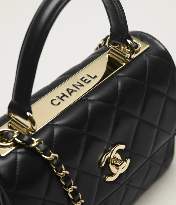 CHANEL FLAP BAG WITH TOP HANDLE - Image 5
