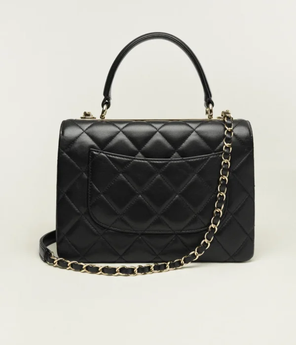 CHANEL FLAP BAG WITH TOP HANDLE - Image 4