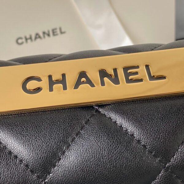 CHANEL FLAP BAG WITH TOP HANDLE - Image 9