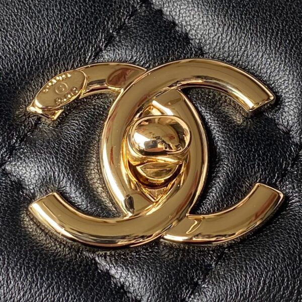 CHANEL FLAP BAG WITH TOP HANDLE - Image 8