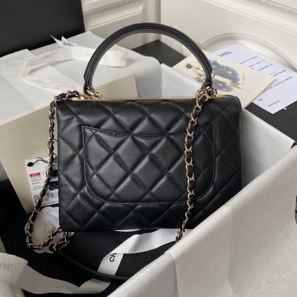 CHANEL FLAP BAG WITH TOP HANDLE - Image 7