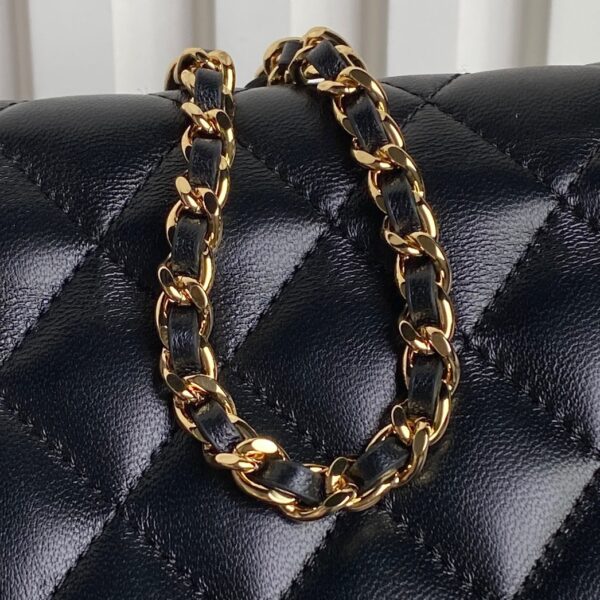 CHANEL Flap Phone Holder with Chain - Image 5