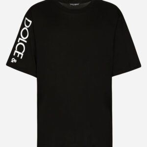 Men's Cotton round-neck T-shirt with Dolce&Gabbana print