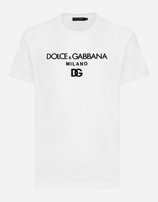 Men's Cotton T-shirt with DG embroidery