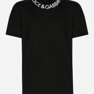 Men's Round-neck T-shirt with Dolce&Gabbana print