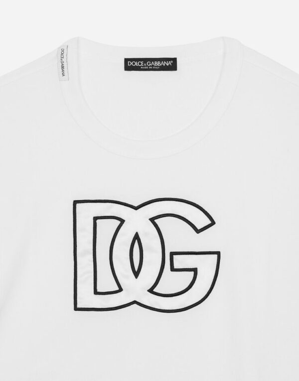 Men's Cotton T-shirt with DG patch - Image 3