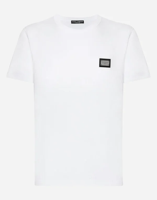 Men's Cotton T-shirt with branded tag