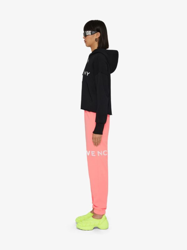 GIVENCHY slim fit jogger pants in tufted felpa - Image 3