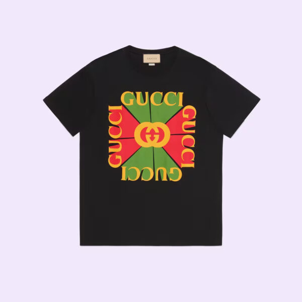 Gucci vintage logo print cotton T-shirt