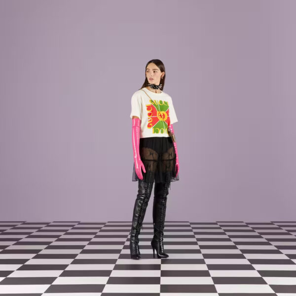Gucci vintage logo print cotton T-shirt - Image 3