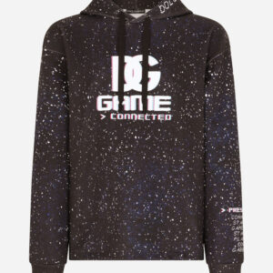 D&G Jersey hoodie with DG Game print