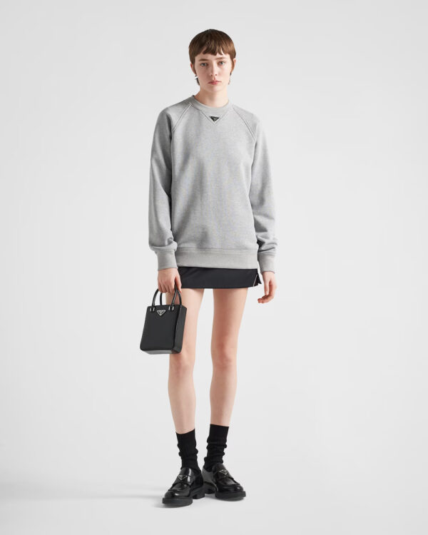Prada Long-sleeved cotton sweatshirt - Image 2