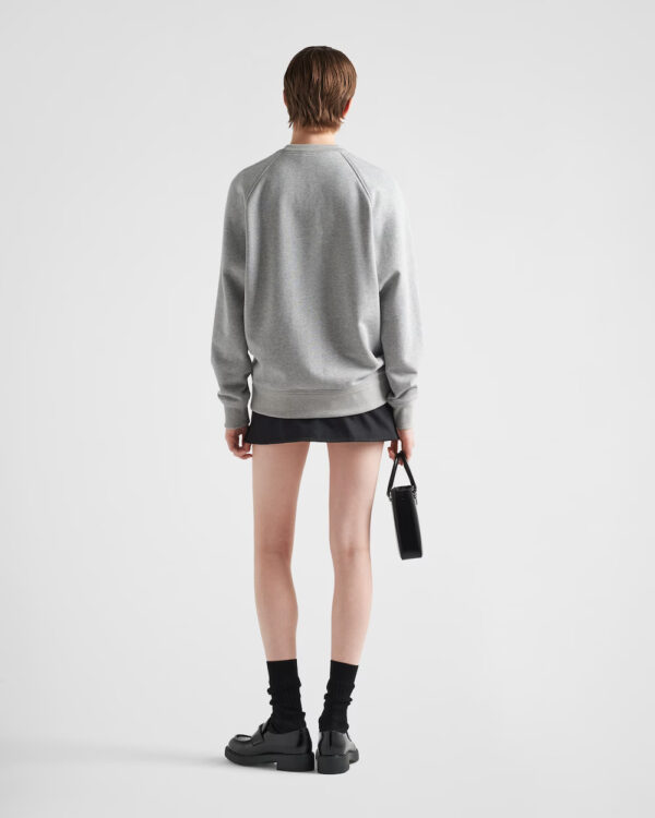 Prada Long-sleeved cotton sweatshirt - Image 3