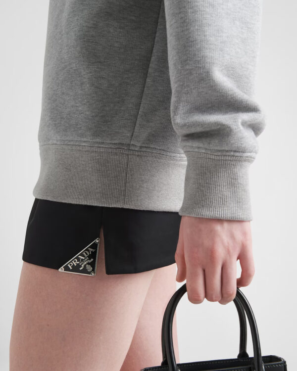 Prada Long-sleeved cotton sweatshirt - Image 4