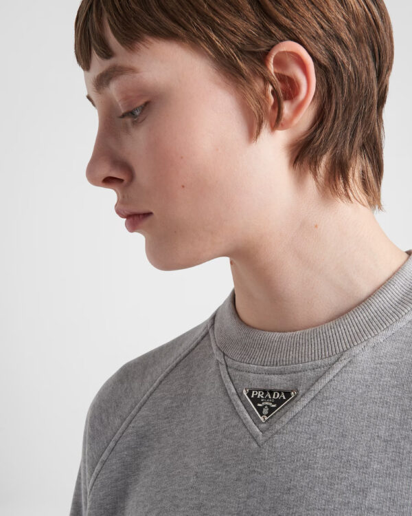 Prada Long-sleeved cotton sweatshirt - Image 5