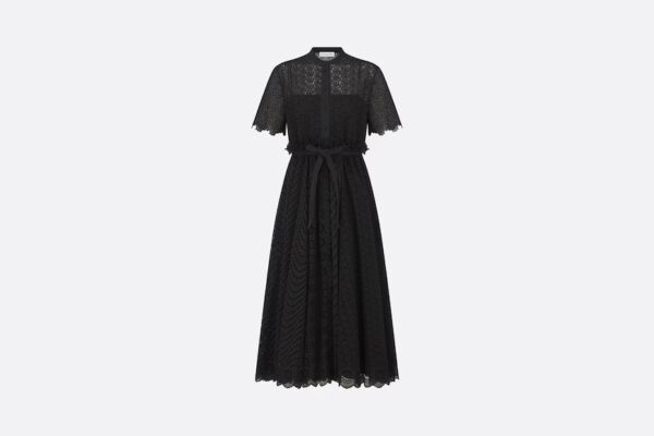 DIOR MID-LENGTH OPEN-FRONT DRESS