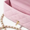 MINI FLAP BAG WITH TOP HANDLE - Image 3