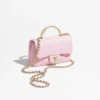 MINI FLAP BAG WITH TOP HANDLE - Image 2