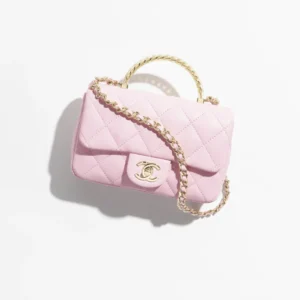 MINI FLAP BAG WITH TOP HANDLE