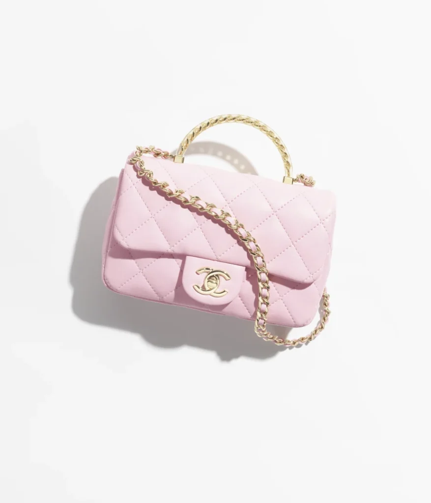 MINI FLAP BAG WITH TOP HANDLE