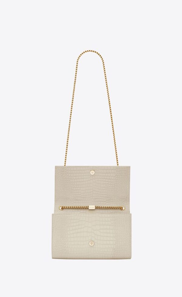 MEDIUM KATE TASSEL IN CROCODILE-EMBOSSED LEATHER - Image 14