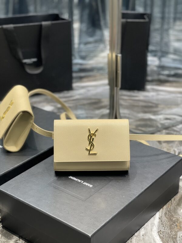 KATE BELT BAG IN GRAIN DE POUDRE-EMBOSSED LEATHER - Image 14