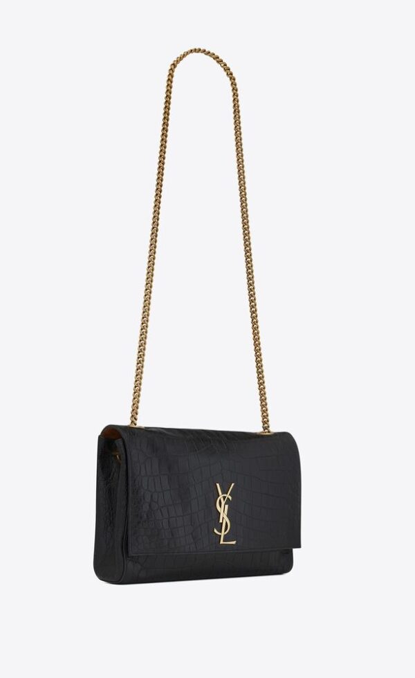 REVERSIBLE KATE IN CROCODILE-EMBOSSED LEATHER - Image 5