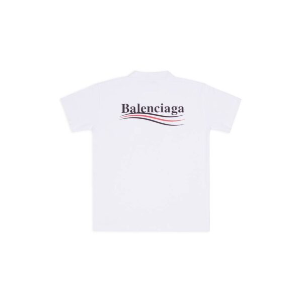 WOMEN'S POLITICAL CAMPAIGN T-SHIRT SMALL FIT IN WHITE - Image 2